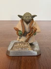 Vintage Kenner Star Wars Yoda GREEN w/Brown Snake DARK BROWN Cane Hong Kong COO