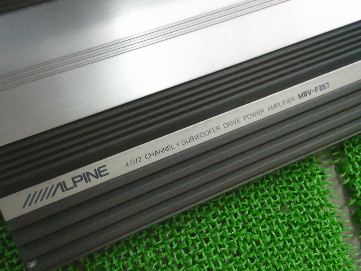Alpine MRV-F357 5 Channel Car Amplifier 30W x4 100W Subwoofer