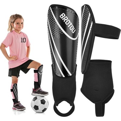 Fußball Schienbeinschoner Kinder Knöchelschutz verstellbar Schutz