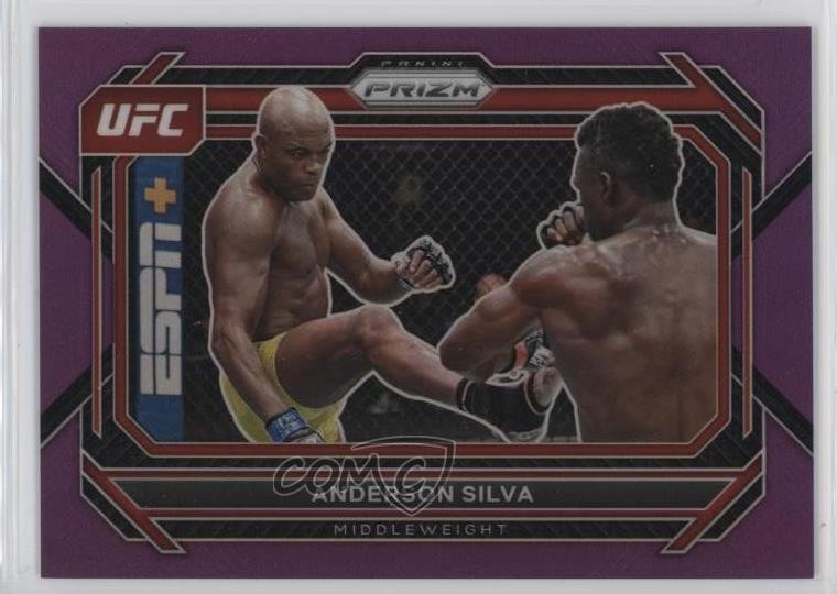 2023 Panini Prizm UFC Purple Prizm /149 Anderson Silva #76