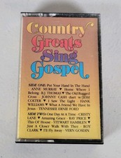 Country Greats Sing Gospel Arrival Christian Music Album Cassette Tape 1987