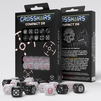 Crosshairs Compact D6: Black&Pearl | Q-Workshop | EAN 5907699497362