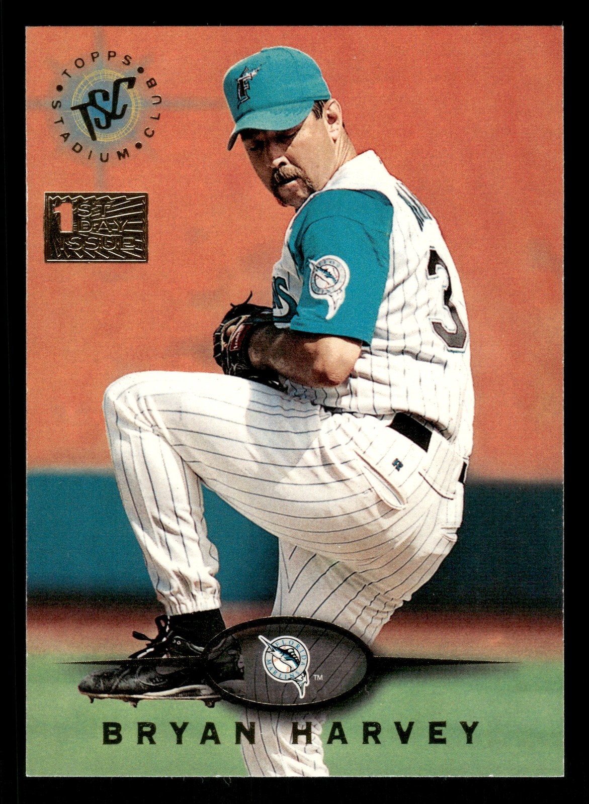 Bryan Harvey Florida Marlins 1995 Stadium Club 1st Day #3