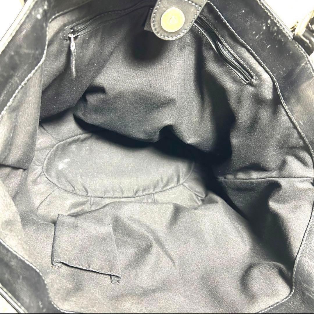 GUCCI Abbey Enamel Tote Bag Black Authentic Ladies Fashion Handbag thumbnail 9