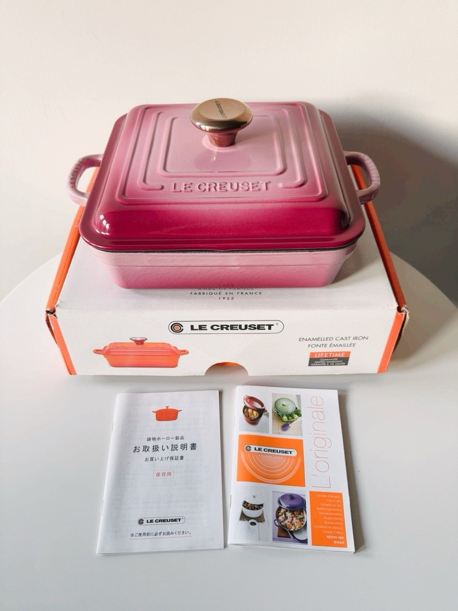 LE CREUSET ベリー　スクエア24センチ LE CREUSET ベリー スクエア24センチ Le Creuset Berry Cocotte Square