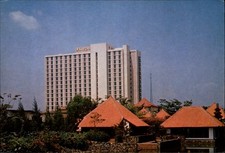 Jakarta Hilton Jakarta Indonesia vintage postcard d364
