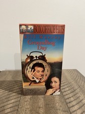 Groundhog Day VHS 1993 Bill Murray Columbia Pictures Andie MacDowell Movie