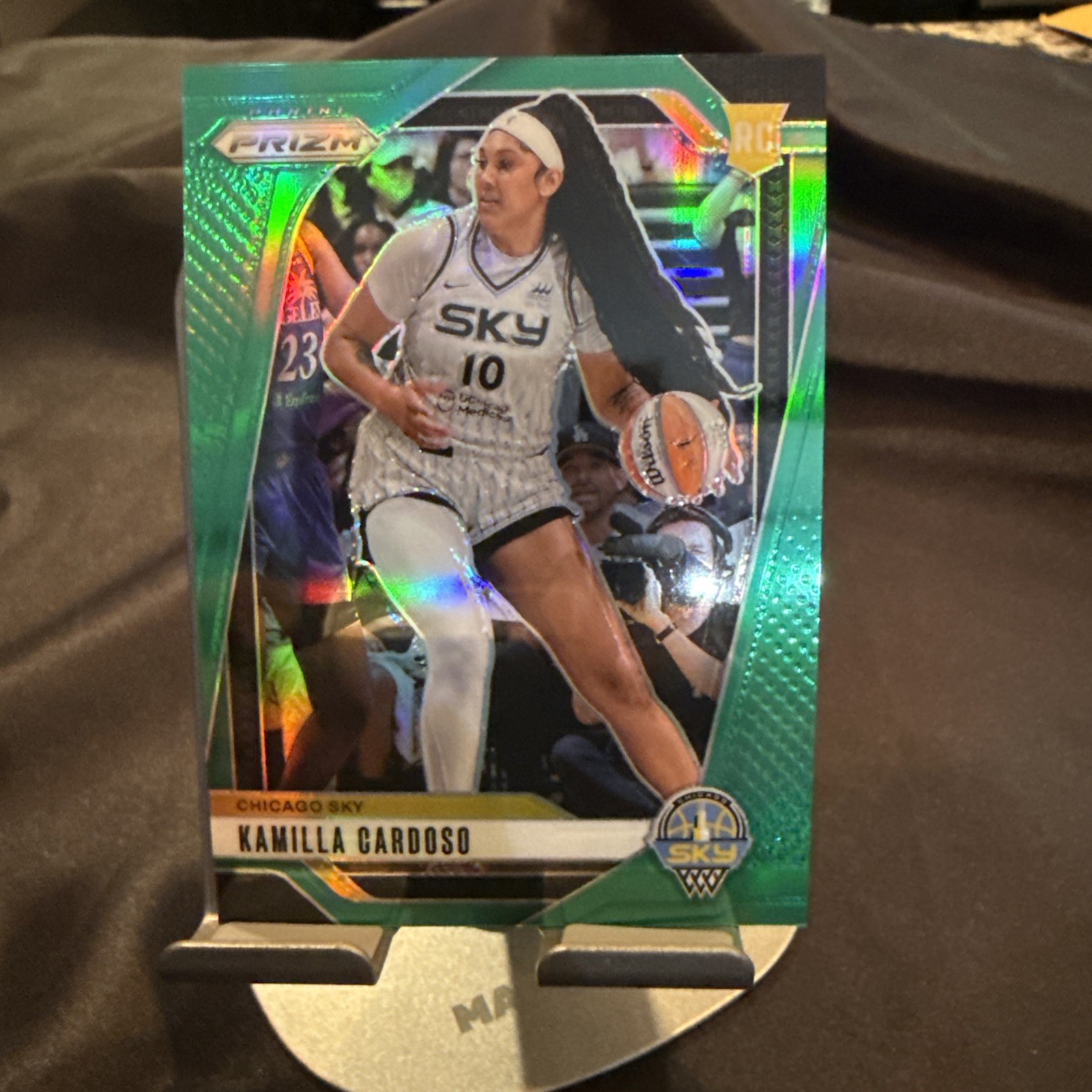 2024 Panini Prizm WNBA - Kamilla Cardoso #93 Green Prizm (RC)