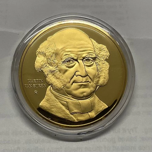 1973 FM STERLING SILVER 41 GRAM PROOF PRESIDENTIAL COIN = 1.2 OZ ASW = VAN BUREN