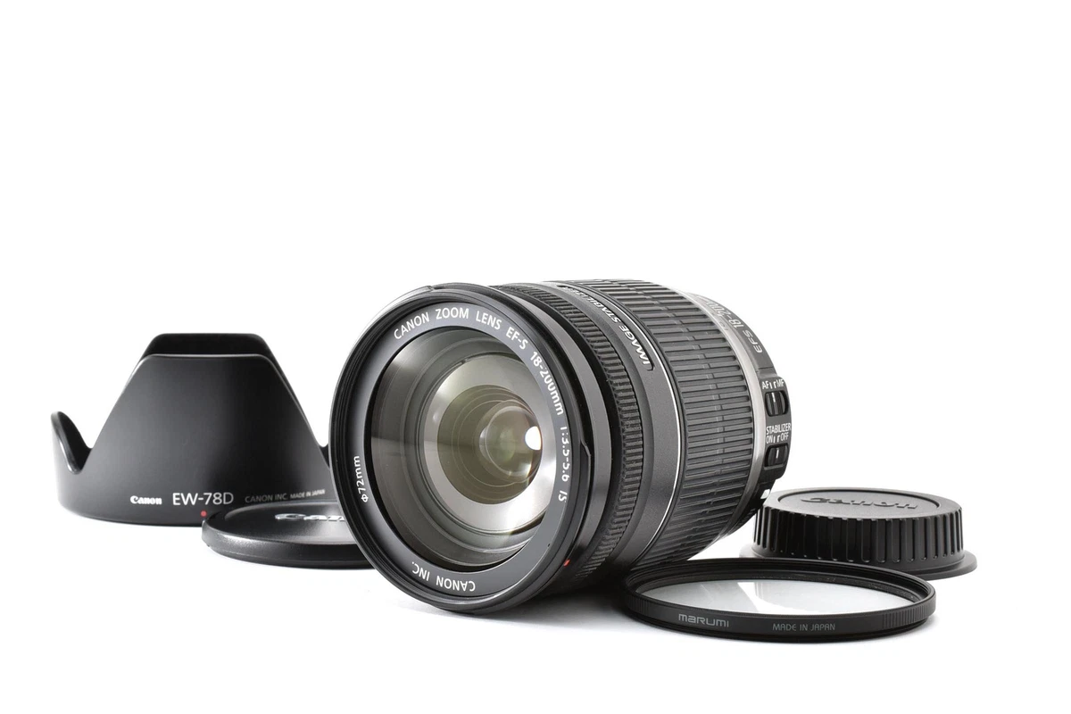 Canon EF-S Camera Lenses for Canon 18-200mm Focal for sale | eBay