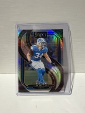 panini select 2024 alex anzalone 104 detroit lions silver prizm