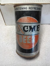 Acme IRTP    flat top  beer can   ,  EMPTY