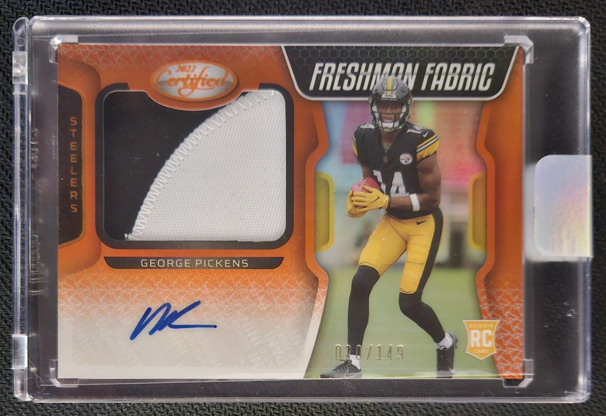2022 Certified George Pickens RC #218 Freshman Fabric Autograph