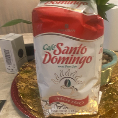 Café Santo Domingo Molido Ground Coffee 1 lb Bag, Dominican Republic