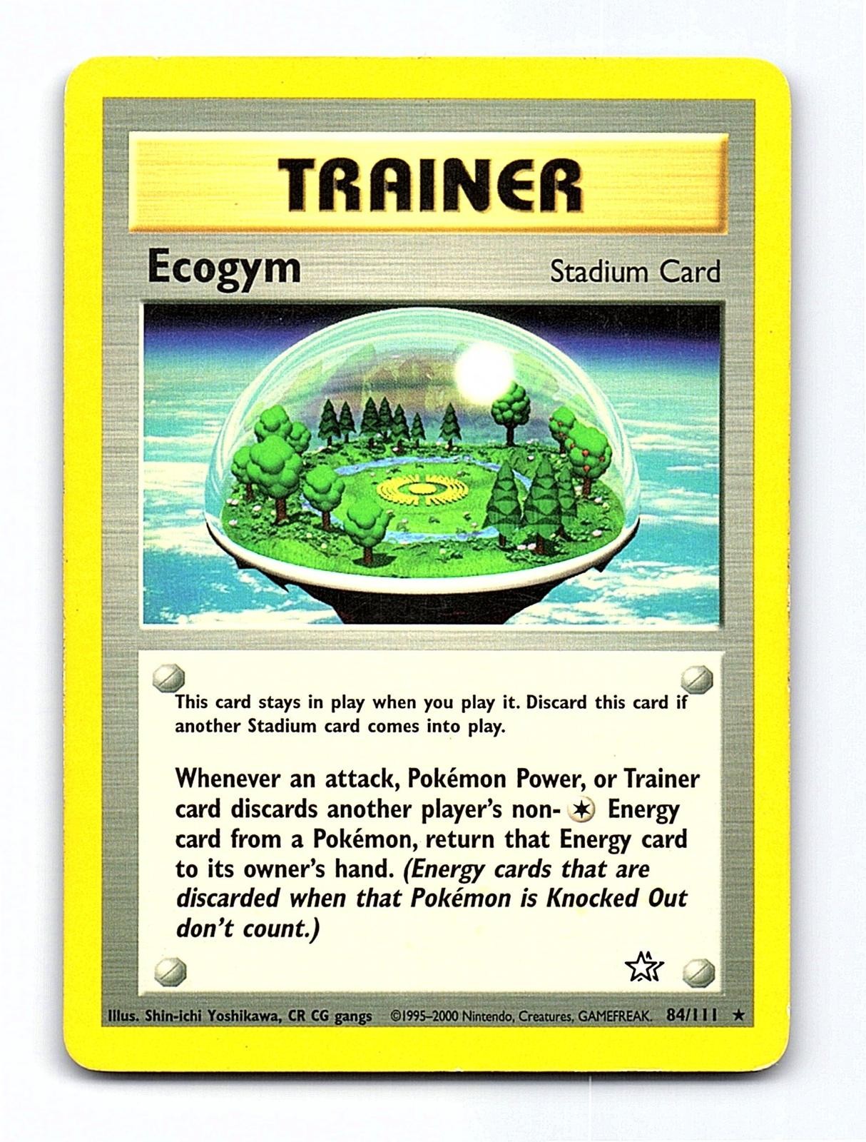 Ecogym 84/111 Rare Neo Genesis Pokemon Unlimited Lightly Played