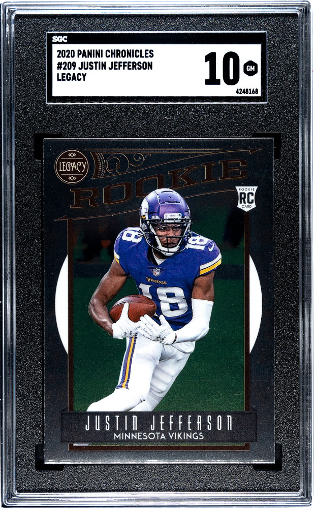 2020 Panini Chronicles Justin Jefferson #209 Legacy SGC 10