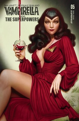 VAMPIRELLA VS SUPERPOWERS #5 VARIANT CVR B PUEBLA DYNAMITE