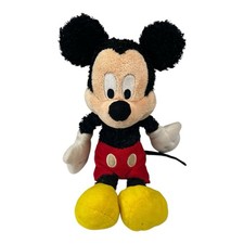 Disney Parks Fuzzy Ear Mickey Mouse Stuffed Plush Toy 12 Disneyland