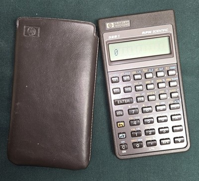 Hewlett Packard HP 32SII RPN Scientific Calculator with Vinyl Slip Case