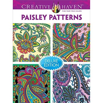 Dover Publications Book, Creative Haven Paisley Pattern (Creative Haven C - GOOD