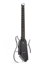 Donner HUSH I EVO 2 Electric Acoustic Travel Guitar With All Accessories  Black