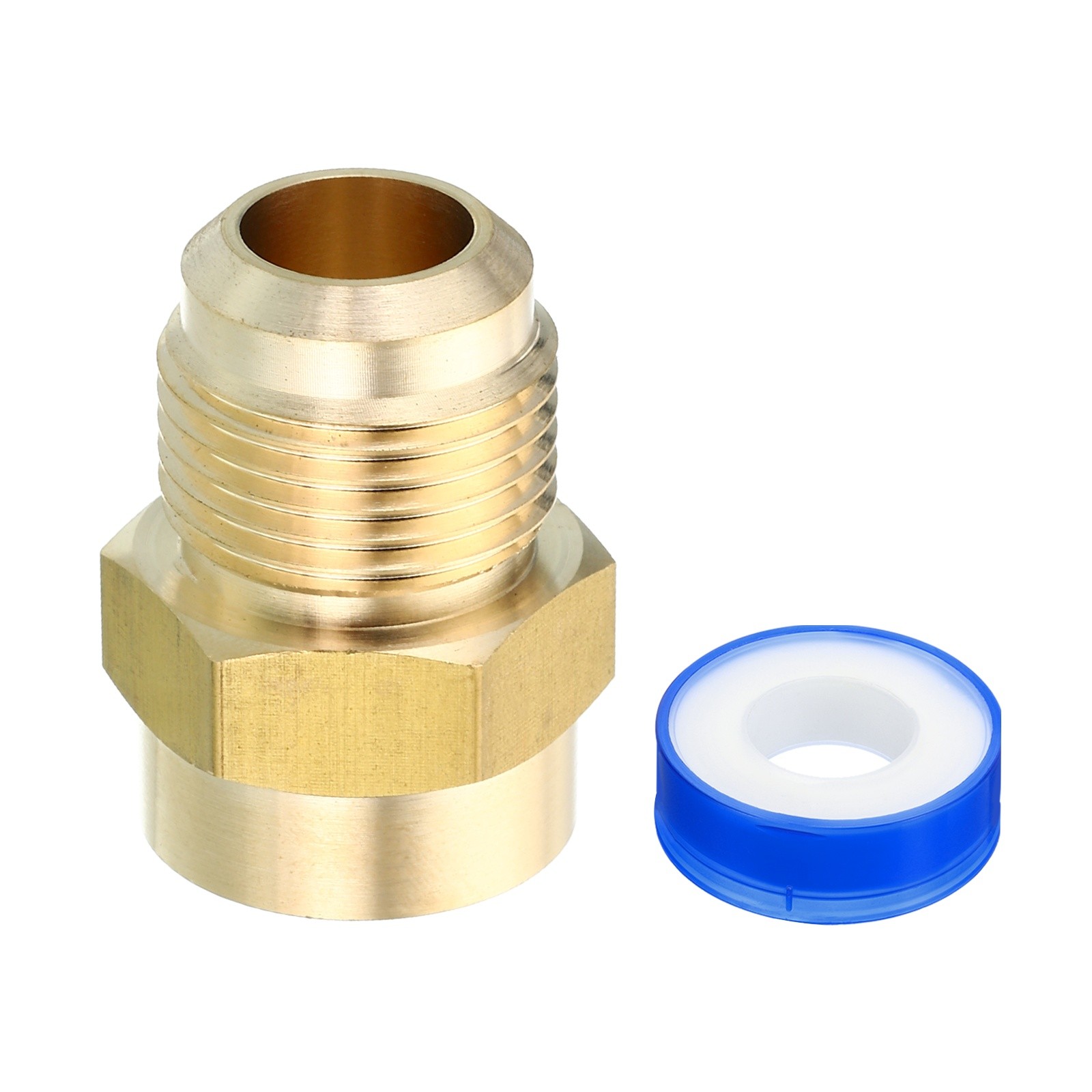 5/8SAE Flare Male to 1/2NPT Female Brass Flare Tube Fitting for HVAC systems