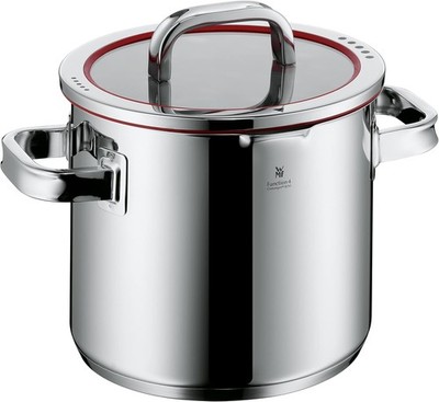 WMF Function 4 Gemüse- Suppentopf Induktion 20cm, Glasdeckel, Kochtopf (5,3 L)