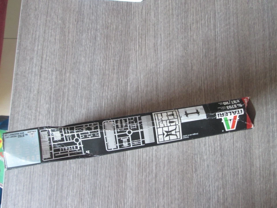 ITALERI KIT SCALA 1/87 TRAIN MODEL FREIGHT CAR F--NUOVO--- - Immagine 2 di 3