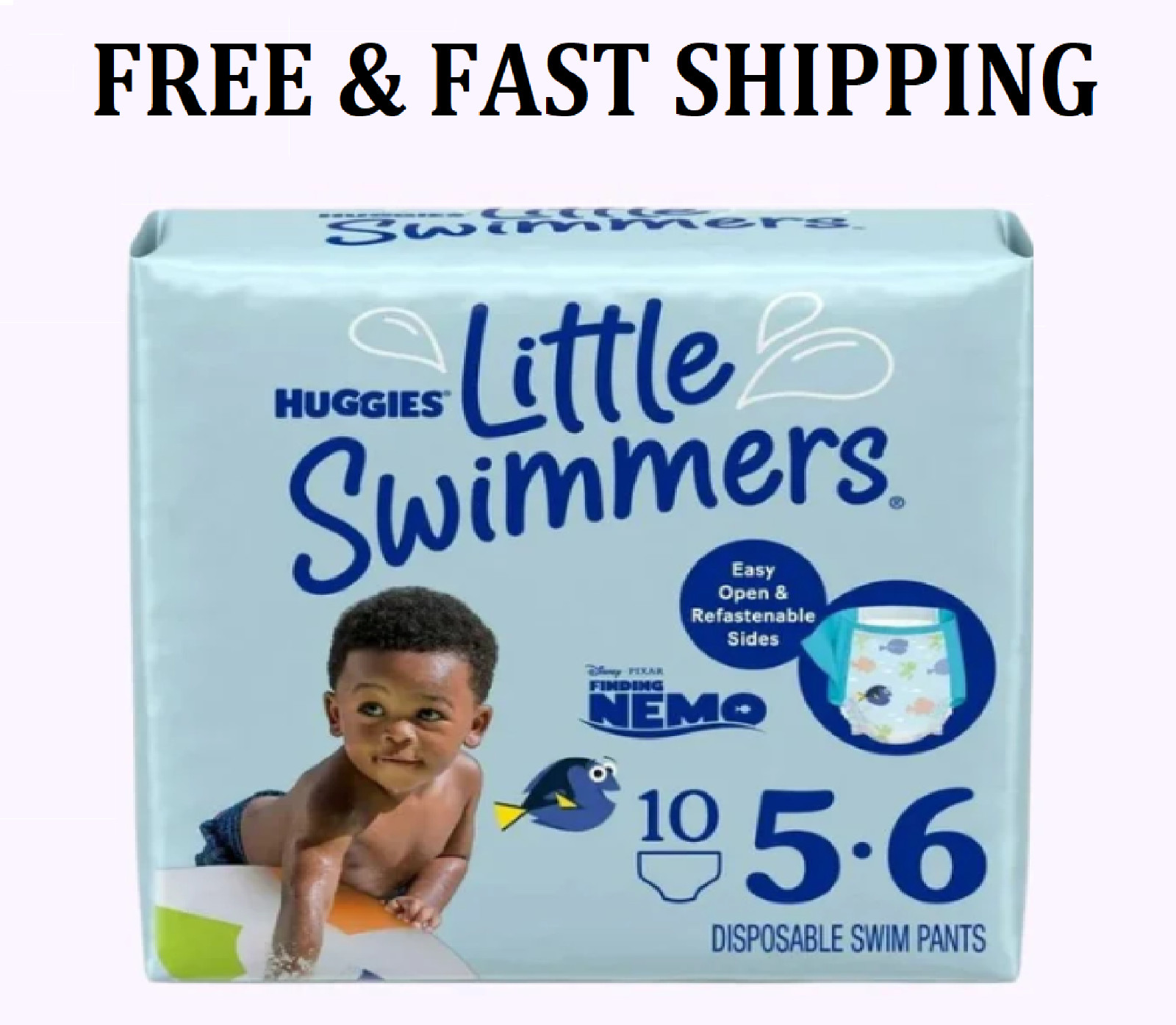 S Size 5-6 32+lb Finding Nemo 17 Ct