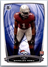 2014 Bowman 31 Bradley Roby Rookies   RC Denver Broncos Football Card