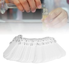 100pcs Perfume Test Strips Floral Print White Essential Oils Test Paper