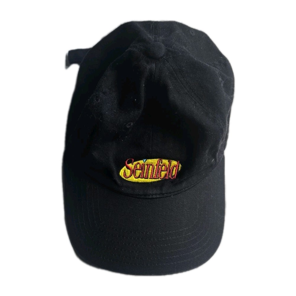 Seinfeld Black Adjustable cap Hat Officially Lice… - image 1