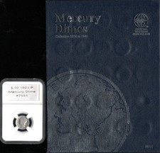 MERCURY DIME COLLECTION 1916-45 COMPLETE MISSING ONLY the  16 D CIRC. to BU NICE