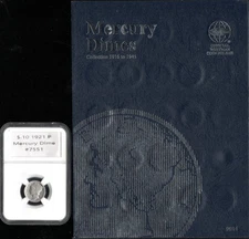 MERCURY DIME COLLECTION 1916-45 COMPLETE MISSING ONLY the  16 D CIRC. to BU NICE