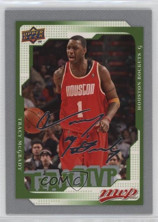 2008-09 Upper Deck MVP Team MVP Silver Script Tracy McGrady #180 HOF 0qr0