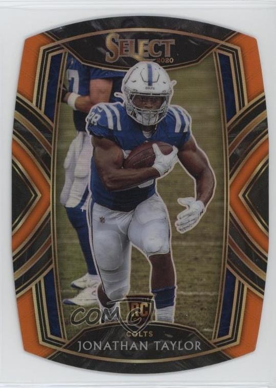 2020 Select Club Level Orange Prizm Die-Cut Jonathan Taylor #253 Rookie RC 1i77