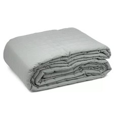 BASSETTI Copriletto trapuntato in microfibra  grigio tinta unita