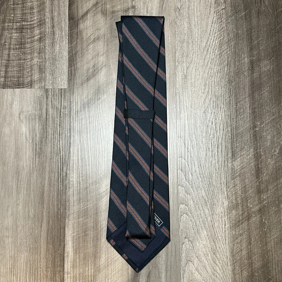 Breuer Textured Striped Silk Tie - Image 3 of 4