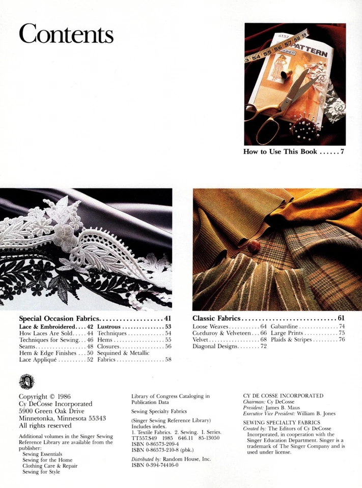 Singer: Sewing Specialty Fabrics, Knits, Silks, Lace, Embroidered, More - Image 2 of 3