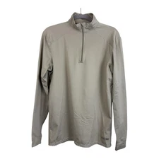 XGO Pullover Shirt Mens Sz Medium 1/4 Zip Lightweight Military Long Sleeve