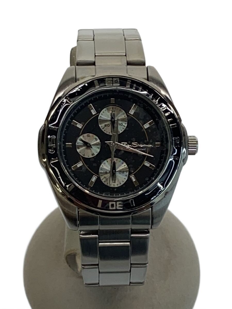 Ben Sherman Quartz Analog Watch Black Silver Stainless Excellent