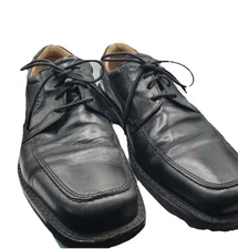 Ecco black "apron toe" oxfords US Mens sz 9-9.5/ EUR 43 genuine leather