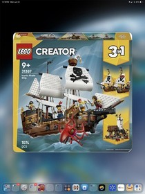 LEGO 31109 Creator 3 in 1 Pirate Ship Set - New Factory Sealed Mint Retired!1