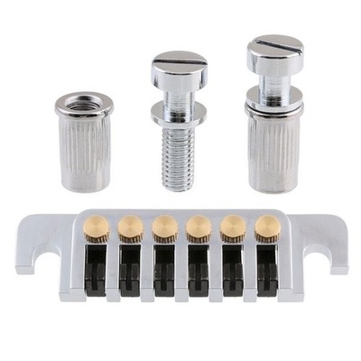 TP-6 Style Bridge Stop Bar Vintage 70's Bridge Tailpiece for LP Les Paul Guitar 