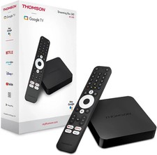 Thomson Streaming Box 240UK, 4K UHD, Google TV, Google Cast, Google Voice-Used