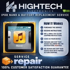 iPod Nano 6th Battery Replacement Service Repair