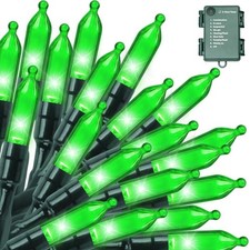 50 St Patricks Day Mini String Light, Green16 FT Outdoor Christmas Lights wit...