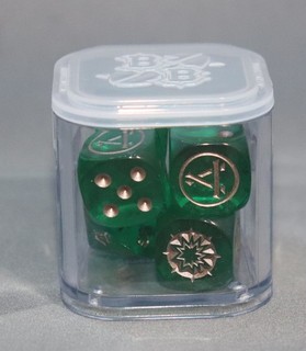 Games Workshop Bloodbowl Dice Cube Set believed to be Skaven