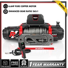 X-bull Winch 14500lbs 13500lbs 12000lbs Waterproof 4wd Trailer Jeep Offroad 44