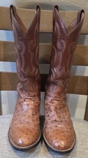 Tony Lama Mens 9A (Narrow) Peanut Brittle Ful...